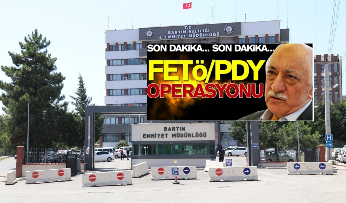 Bartın’da FETÖ operasyonu 2 zanlı gözaltına alındı