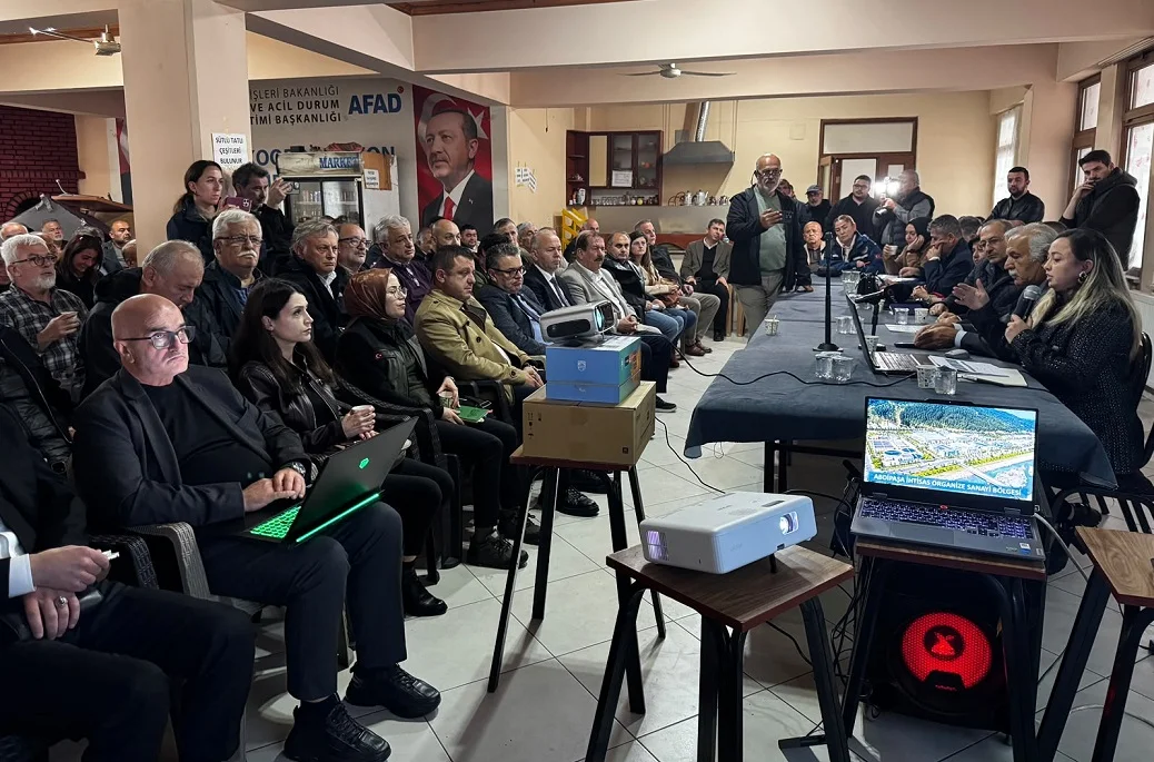 ABDİPAŞA OSB TOPLANTISINDA GERGİNLİK!