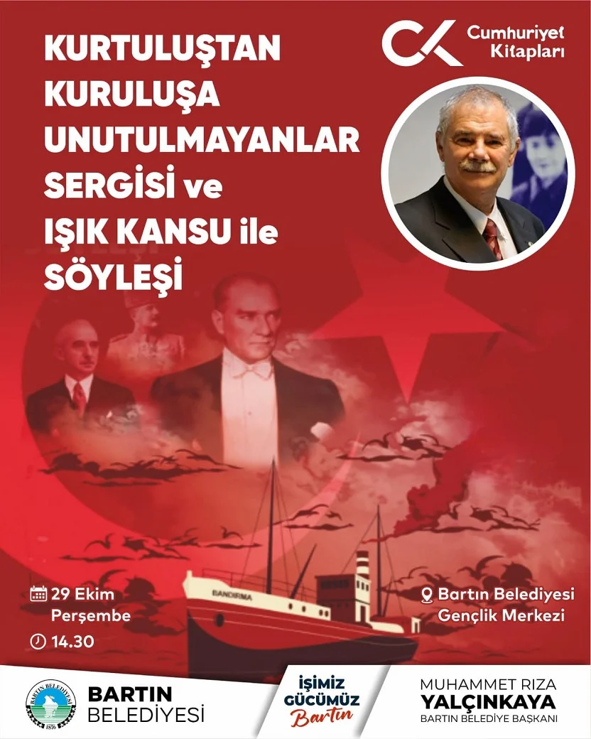 BARTIN’DA CUMHURİYET TARİHİNE IŞIK TUTAN SERGİ VE SÖYLEŞİ