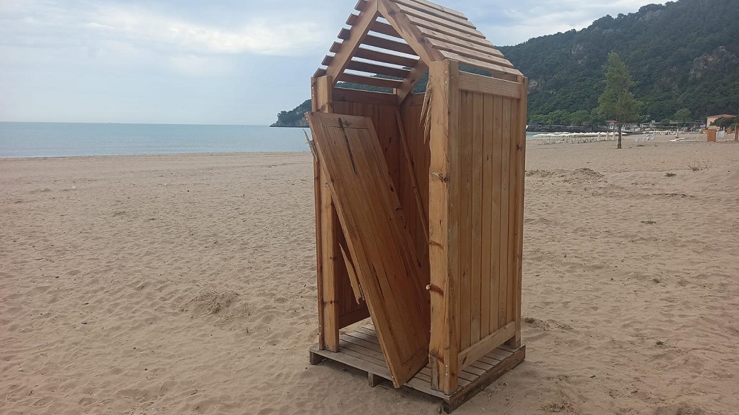 İnkumu’nda Kamu Malına Zarar
